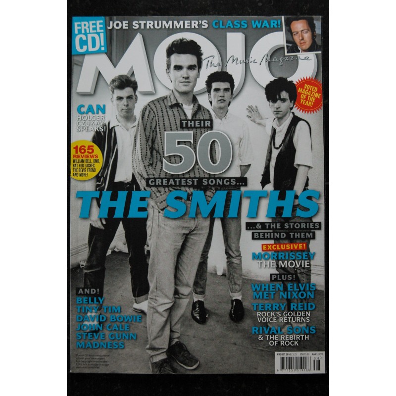 MOJO 4 Music Magazine  273  THE SMITHS - CAN - David Bowie Madness Morrissey Terry Reid Joe Strummer - 2016 08