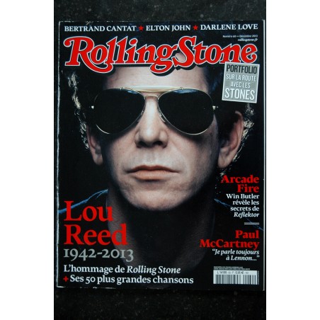 ROLLING STONE L 14199  60 LOU REED Arcade Fire Paul Mac Cartney Bertrand Cantat Elton John Darlène Love - 2013 12