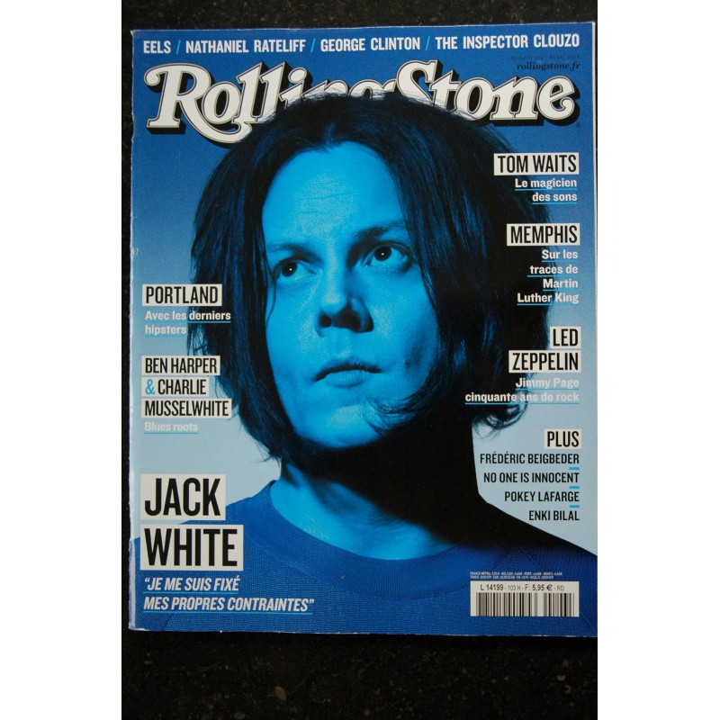 ROLLING STONE L 14199 103  Jack White Portland Ben Harper C Musselwhite Tom Watts Memphis Led Zeppelin