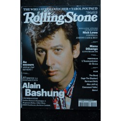 ROLLING STONE L 14199 112 Alain BASHUNG The WHO Stephan Eicher Yarol Poupaud Nike Lowe M Dibango - 2019 03