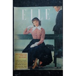 ELLE   182  23 mai 1949 -Cover  Jupe Jacques Fath - faux col  - Henri Vidal - 32 pages FASHION VINTAGE