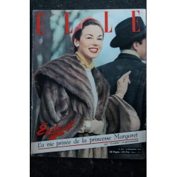 ELLE   367   8 déc. 1952 - manteau vison Brunswick - Margaret - F. Giroud USA  - 68 pages FASHION VINTAGE