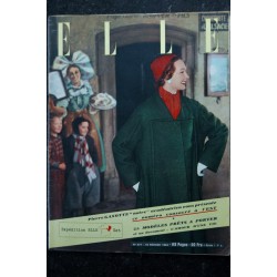 ELLE   377  16 fév. 1953 - Taïna en René Lise - La petite Franceà Strasbourg - Louis Artus - 68 pages FASHION VINTAGE