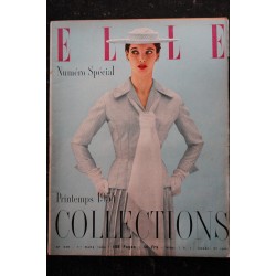ELLE   429   1 mars 1954 - robe Jacques FATH - Printemps 54 - Geneviève Page Jacqueline Gauthier  - 100 pages - FASHION VINTAGE