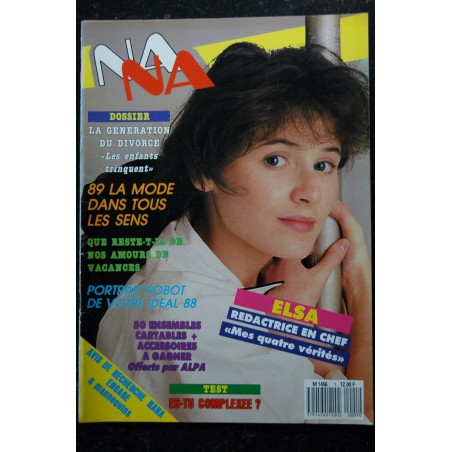 NANA  6 1989 05 Cover MYLENE FARMER REDACTRICE EN CHEF LES CAPRICES DE MYLENE + 14 PAGES