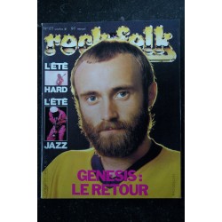 ROCK & FOLK 177 CTOBRE 1981 COVER GENESIS HARD JAZZ TONY BANKS ROBERT SMITH MILES DAVIS TATTOO