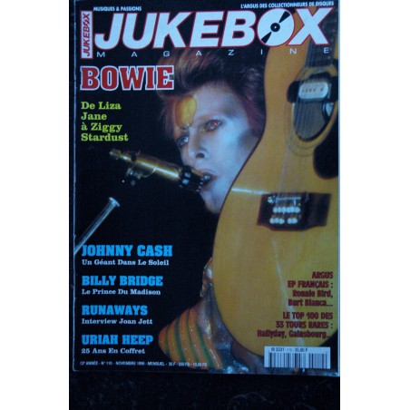 JUKEBOX 110  1996 11 - David BOWIE - Johnny Cash - Billy Bridge - Runaway - Uriah Heep