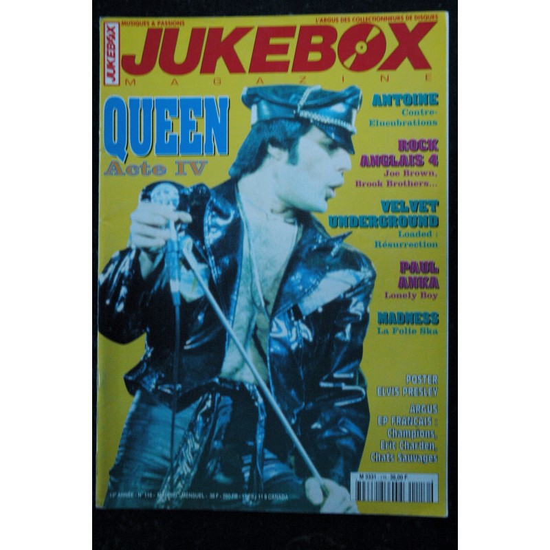JUKEBOX 116  1997 05 - QUEEN - Antoine - Velvet Underground - Paul Anka - Madness - Joe Brown Brook Brothers
