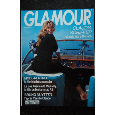 GLAMOUR 46 - Claudia Schiffer - Anjelica Huston - B Nuytten - Alfredo Arias / Christian Lacroix - Gotainer  - 194 p. - 1992 09