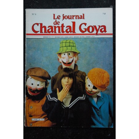Le Journal de Chantal Goya n° 3 - 7 avril 1982 - Incomplet manque pages centrales Le Journal de Chantal Goya n° 3 - 7 avril 1982 - Incomplet manque pages centrales