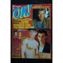 OK ! âge tendre 831 DEC 1991 Marky Mark - Vanessa Paradis Mac Gyver Tarzan 21 Jump Street Riptide Cosby Show