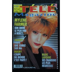 TELE MAGAZINE 2291 Mylène FARMER cover + 2 p. - Maec Lavoine