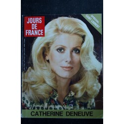 JOURS DE FRANCE   962  29 mai 1973 Catherine DENEUVE cover - Arthur Conte - J Chazot - Spécial St Laurent - 280 p.