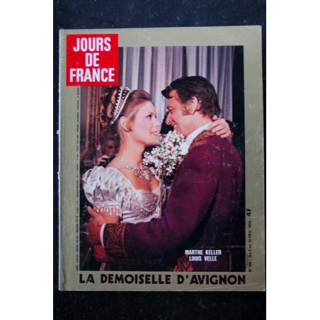 JOURS DE FRANCE 999 4 au 10 fév. 1974 - Marthe Keller Louis Velle - Sylivie Vartan 5 p. - Les Miss Ank Groot - 164 p. JOURS DE FRANCE 999 4 au 10 fév. 1974 - Marthe Keller Louis Velle - Sylivie Vartan 5 p. - Les Miss Ank Groot - 164 p.