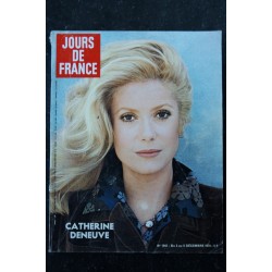 JOURS DE FRANCE  1042   2 au 8 déc. 1974 - Catherine DENEUVE cover + 2 p. - Stone & Charden - Belmondo - Zizi Jeanmaire - 208 p.