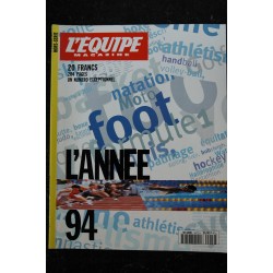 L'équipe Magazine - 1994 - L'année 94 - Numéro exceptionnel - 204 pages -  décembre 1994