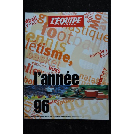 L'équipe Magazine - 1996 - L'année 96 - Numéro exceptionnel - 196 pages -  décembre 1996