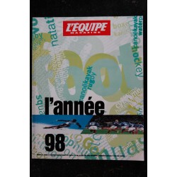 L'équipe Magazine - 1998 - L'année 98 - Numéro exceptionnel - 204 pages - 19 décembre 1998