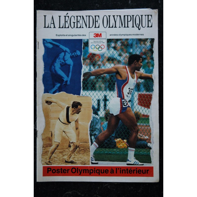 La légende Olympique - Publié par 3M Europe  - 24 pages - 1988