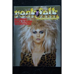 ROCK & FOLK 187 AOUT 1982 COVER BLONDIE NINA HAGEN SCORPIONS