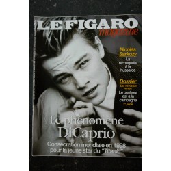 LE FIGARO magazine * 1998 01 03  *  DiCaprio  Cover + 6 pages - Sarkozy - Les Bruegel
