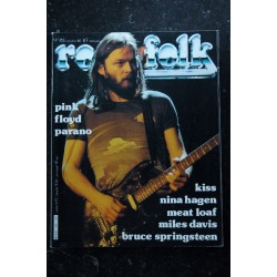 ROCK & FOLK 165 PINK FLOYD PARANO + POSTER KISS NINA HAGEN MEAT LOAF MILES DAVIS BRUCE SPRINGSTEEN