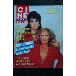 CINE TELE REVUE 1986 07 24  n° 30  Gina LOLLOBRIGIDA ursula ANDRESS  Fernand GRAVEY BOY GEORGE PRINCE