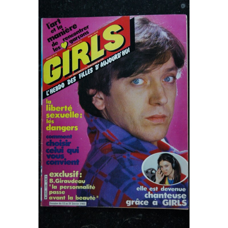 GIRLS n°  159  * 12 au 21 janv. 1983 * Bernard GIRAUDEAU - Rocky - la liberté sexuelle