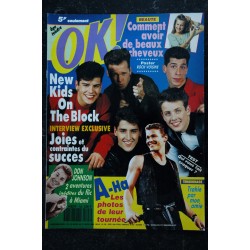 OK ! âge tendre 793  25 au 31 MARS 1991 ROCH VOISINE poster - A-HA - New Kids on the Block