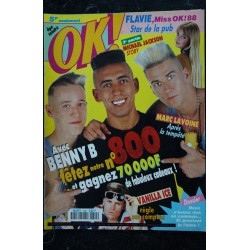 OK ! âge tendre 800 13 au 19 mai 1991 BENNY B - Vanilla Ace - Michael Jackson - Marc Lavoine