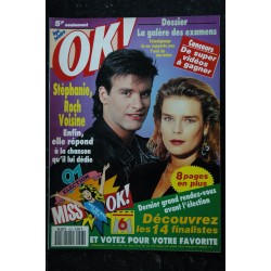 OK ! âge tendre 803  3 au 9 juin 1991 Stephanie - Roch Voisine - mini poster Morten