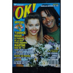 OK ! âge tendre 819 SEPT 1991 NEW KIDS  JOHN TRAVOLTA
