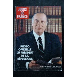 JOURS DE FRANCE 1350 15 NOVEMBRE 1980 COVER JOHNNY HALLYDAY ET SYLVIE VARTAN LE DIVORCE