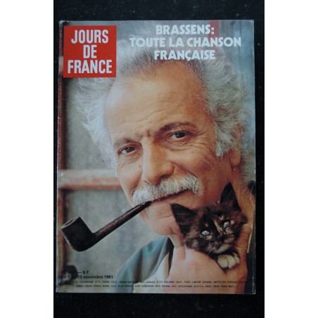 JOURS DE FRANCE  1444  1982  INGRID BERGMAN  Cover +  10 pages    JULLIAN SARDOU DASSAULT Véronique JANNOT