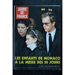 JOURS DE FRANCE  1451  23 au 29 oct. 1982   Les enfants de Monaco Cover + 9 p. DEVOS 4 p. Robert Hossein Schoendoerffer