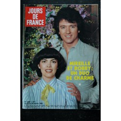 JOURS DE FRANCE  1468  19 au 25 fév. 1983  Mireille Mathieu & Bobby Cover + 6 p. - Delon - Chantal Goya - Julio Iglesias