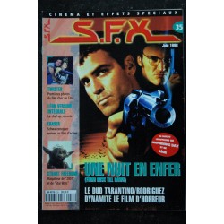 SFX  35  Une nuit en enfer - Eraser - Twister - Léon  - Affiches - 48 pages - 1996 06