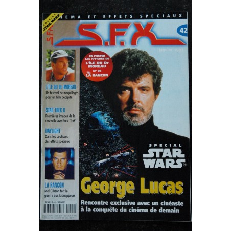 SFX 42 George LUCAS Star Wars - l'ile du docteur Moreau - Mel GIBSON - Posters - 48 pages - 1997 01 SFX 42 George LUCAS Star Wars - l'ile du docteur Moreau - Mel GIBSON - Posters - 48 pages - 1997 01