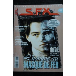 SFX  57  L'Homme au Masque de fer - Le roi Léo - Flubber - Pluie d'enfer + Affiches - 48 pages - 1998 04