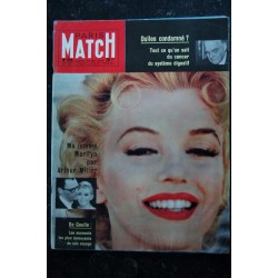 PARIS MATCH N°  516 DU 28 FEVRIER 1959 MARILYN MONROE MA FEMME PAR ARTHUR MILLER