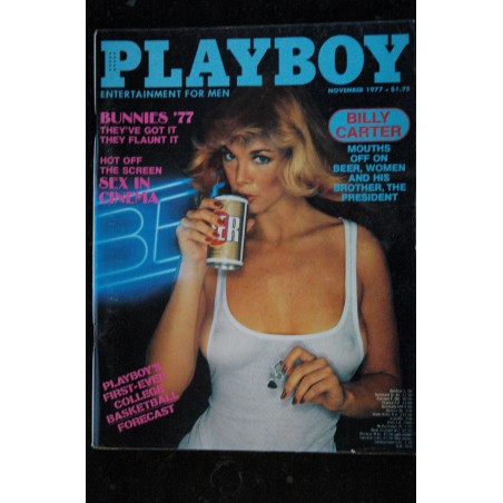 PLAYBOY Us 1977 11 N° 48 PLAYMATE Rita Lee   Susan Kiger   INTERVIEW Henry Kyemba