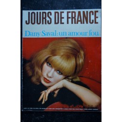 JOURS DE FRANCE   478  11 janv. 1964  Dany SAVAL Cover + 5 p. - Sheila - Sylvie & Johnny -Audrey Hepburn  - 84 p.