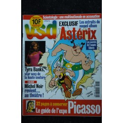 VSD  998  Astérix cover + 6 p. - Picasso 32 p. - Tyra Bank - 10 au 16 oct. 1996