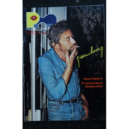 Paroles & Musique 1983 12  n° 35  Serge GAINSBOURG - Djurdjura - Francesca Solleville - 44 pages