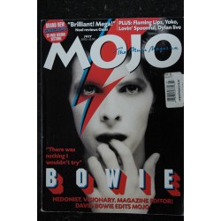 MOJO 4 Music Magazine  104 David BOWIE Cover + 16 p. - Yoko Ono - The lovin' Spoonful - Tropicalia - 2002 07
