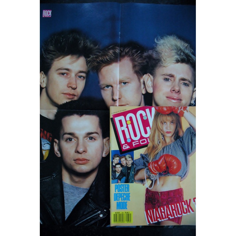 ROCK & FOLK 239 NIAGARA DEPECHE MODE + POSTER 1987
