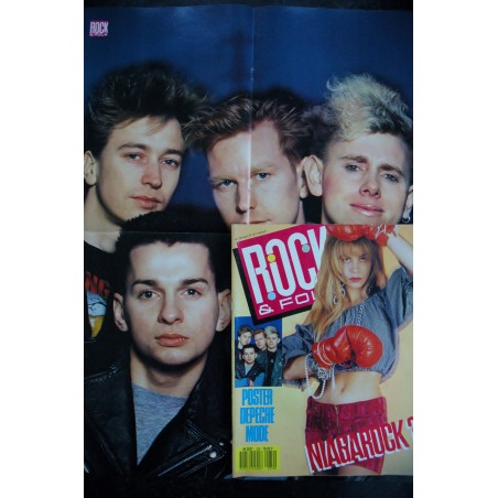 ROCK & FOLK 239 NIAGARA DEPECHE MODE + POSTER 1987
