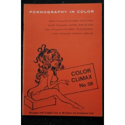 Color Climax N°  58    * 1972 *   Vintage Roman Photo en images uniquement Adultes