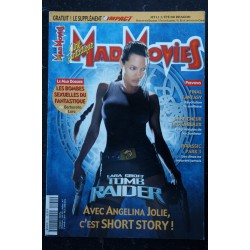 Ciné Fantastique MAD MOVIES  n°132 * 2001 *  Angelina JOLIE Lara CROFT Tomb Raider - De Barbarella à Lara