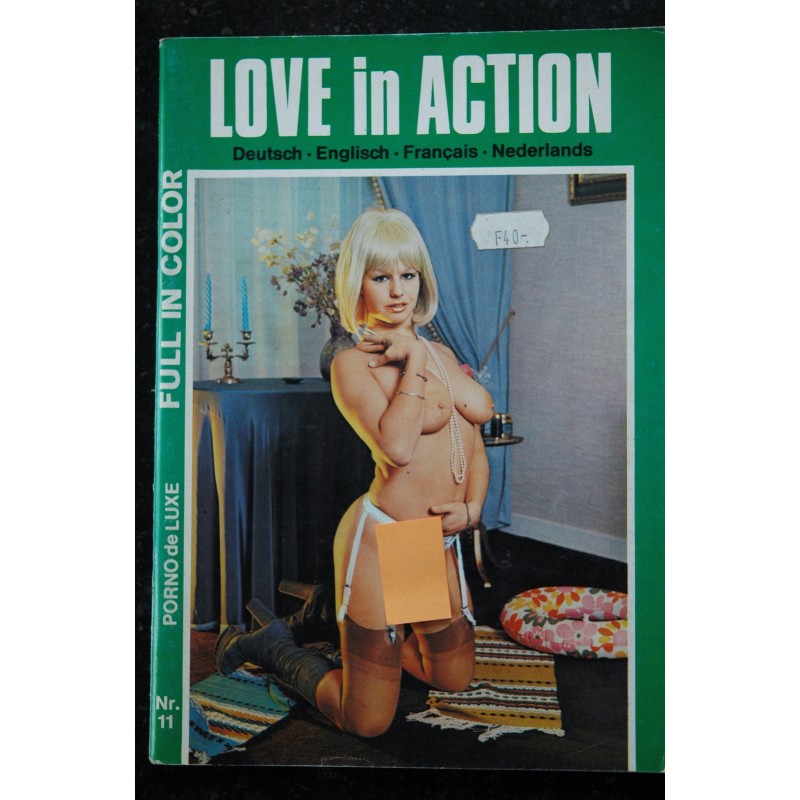 LOVE IN ACTION 11 - DREI-STERNE-EDITION - Sex Stars   Vintage Erotic Revue Photo Adultes 64 pages